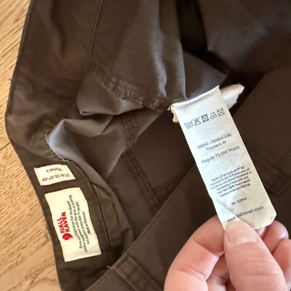 Fjallraven Abisko Lite Trekking Pants Trousers Regular Fit  Size 27 28 Or EU 36 - Picture 3 of 6